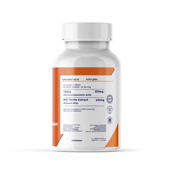 Tudca with Milk Thistle 400mg - 30 Tablets - Image 2