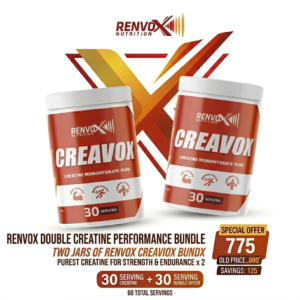 Creatine CREAVOX 30 Servings X2