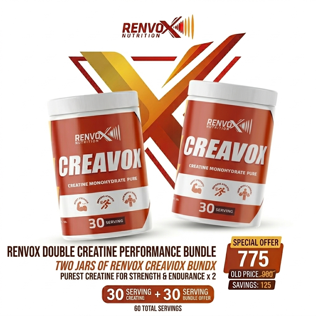 Creatine CREAVOX 30 Servings X2